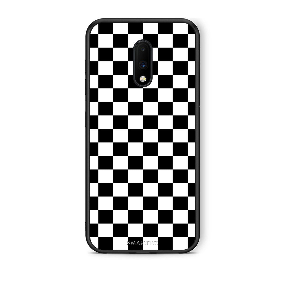 4 - OnePlus 7 Squares Geometric case, cover, bumper
