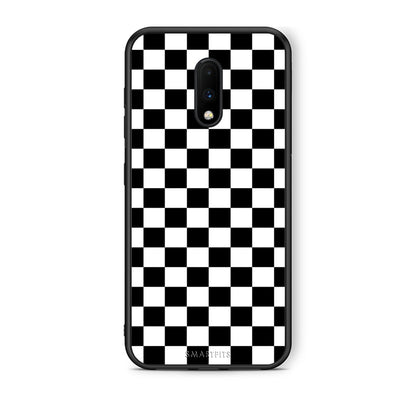 4 - OnePlus 7 Squares Geometric case, cover, bumper