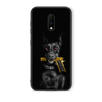 Thumbnail for OnePlus 7 Golden Gun Θήκη Αγίου Βαλεντίνου από τη Smartfits με σχέδιο στο πίσω μέρος και μαύρο περίβλημα | Smartphone case with colorful back and black bezels by Smartfits