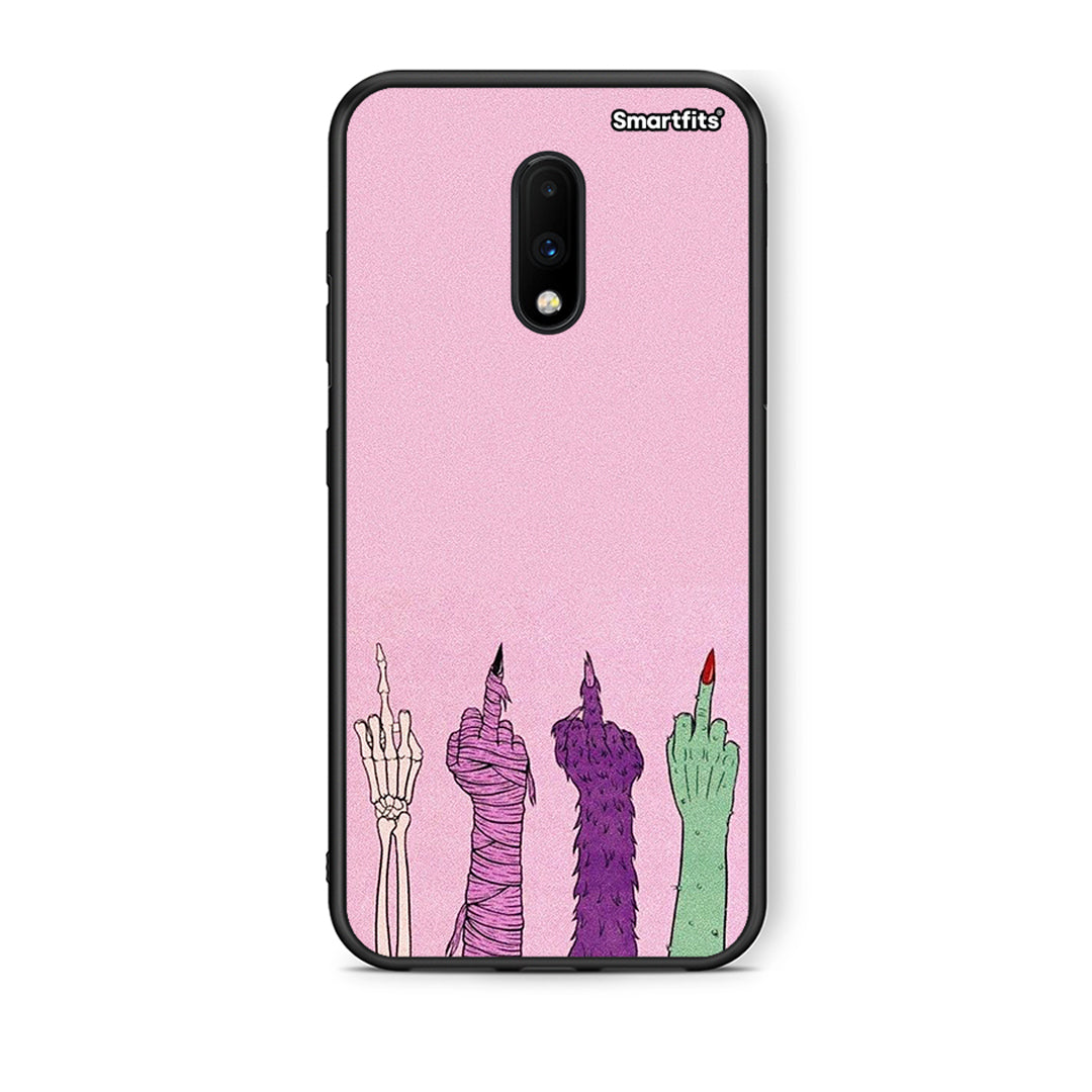 OnePlus 7 Halloween Be A Lady Θήκη από τη Smartfits με σχέδιο στο πίσω μέρος και μαύρο περίβλημα | Smartphone case with colorful back and black bezels by Smartfits