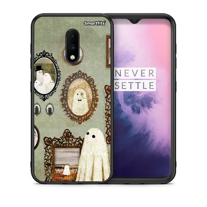 Θήκη OnePlus 7 Halloween Ghost Season από τη Smartfits με σχέδιο στο πίσω μέρος και μαύρο περίβλημα | OnePlus 7 Halloween Ghost Season case with colorful back and black bezels