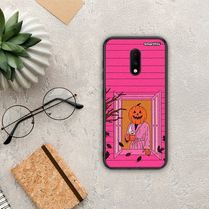 Halloween Pumpkin Lady - OnePlus 7 θήκη