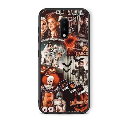 OnePlus 7 Halloween Spooky Season Θήκη από τη Smartfits με σχέδιο στο πίσω μέρος και μαύρο περίβλημα | Smartphone case with colorful back and black bezels by Smartfits