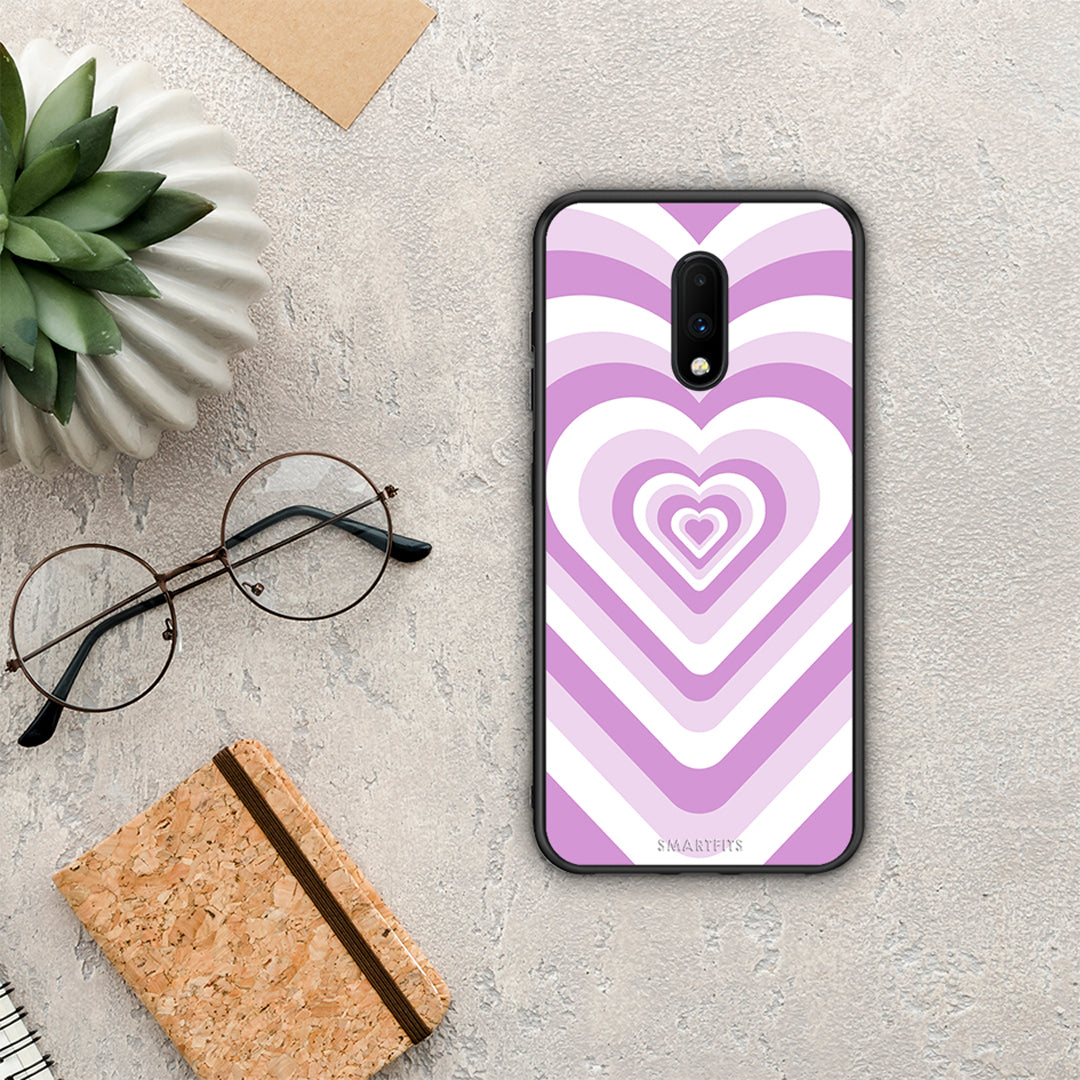 Lilac Hearts - OnePlus 7 θήκη
