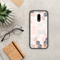 Thumbnail for Marble Hexagon Pink - OnePlus 7 θήκη