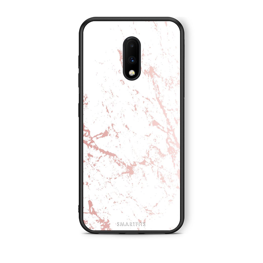 116 - OnePlus 7 Pink Splash Marble case, cover, bumper