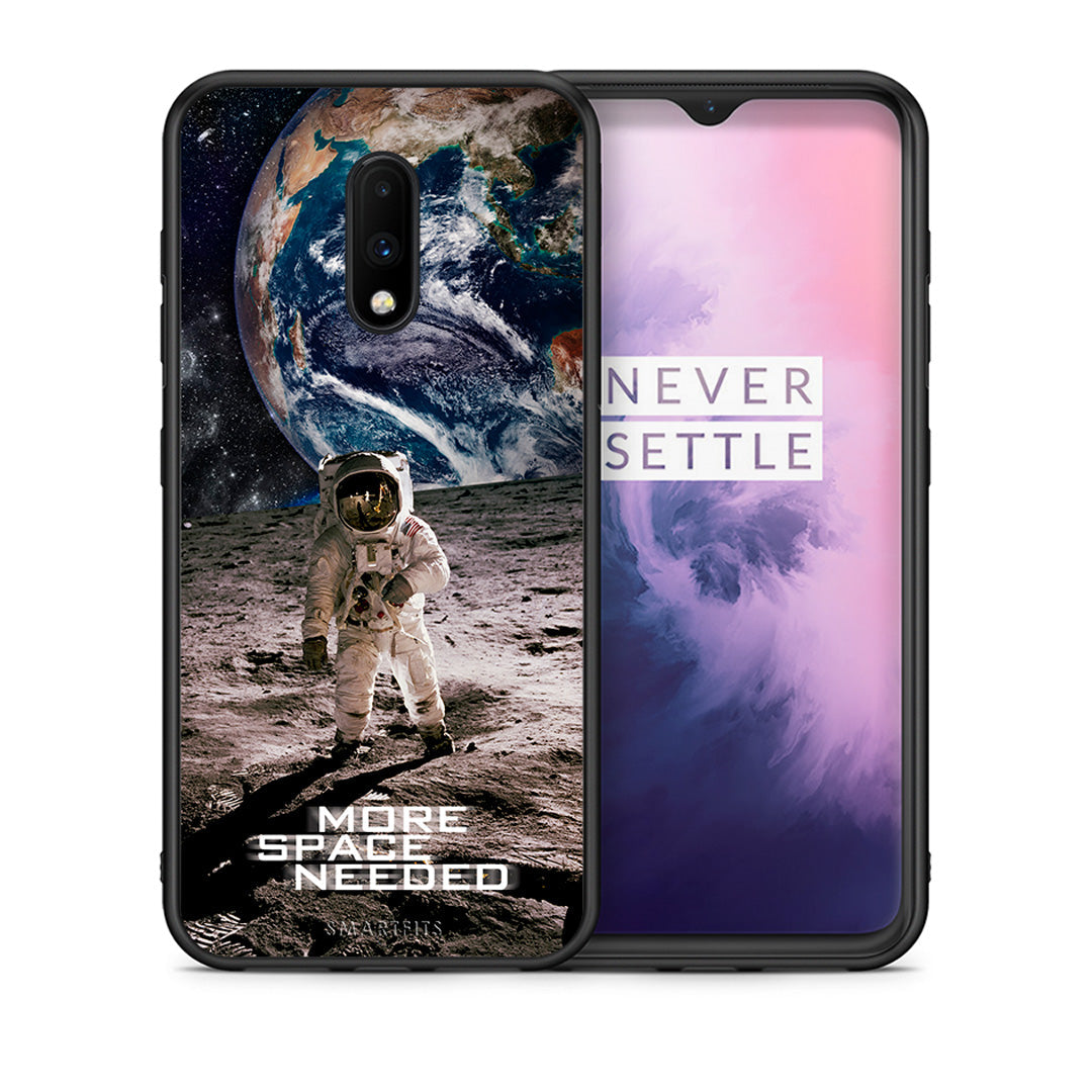 Θήκη OnePlus 7 More Space από τη Smartfits με σχέδιο στο πίσω μέρος και μαύρο περίβλημα | OnePlus 7 More Space case with colorful back and black bezels