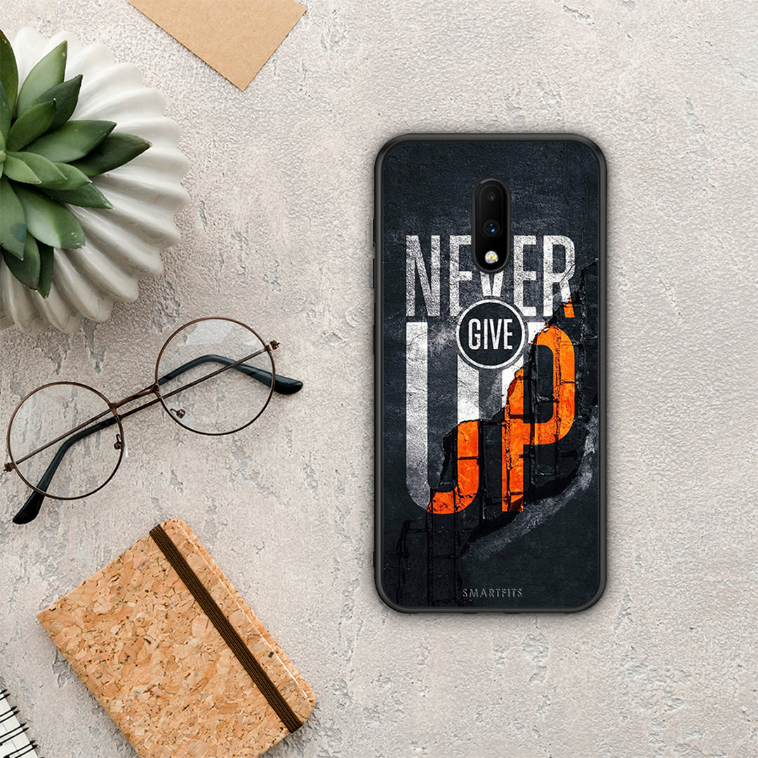 Never Give Up - OnePlus 7 θήκη