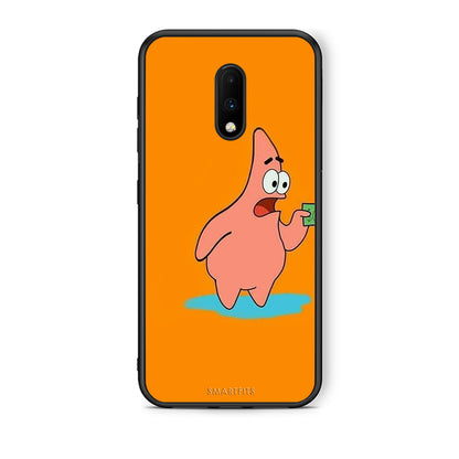 OnePlus 7 No Money 1 Θήκη Αγίου Βαλεντίνου από τη Smartfits με σχέδιο στο πίσω μέρος και μαύρο περίβλημα | Smartphone case with colorful back and black bezels by Smartfits