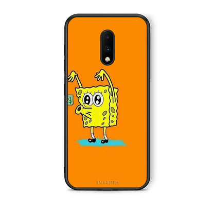 OnePlus 7 No Money 2 Θήκη Αγίου Βαλεντίνου από τη Smartfits με σχέδιο στο πίσω μέρος και μαύρο περίβλημα | Smartphone case with colorful back and black bezels by Smartfits
