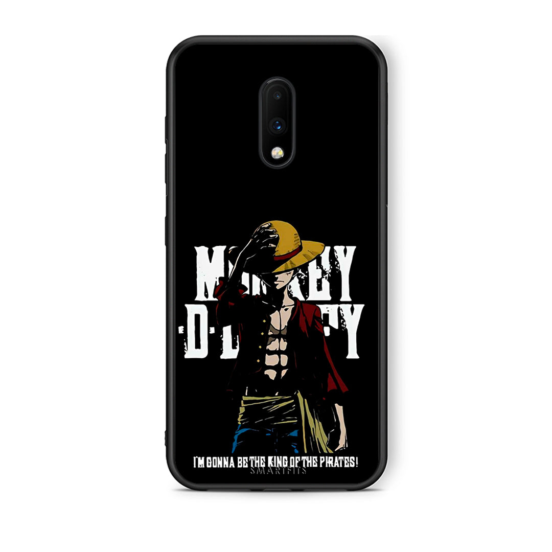 OnePlus 7 Pirate King θήκη από τη Smartfits με σχέδιο στο πίσω μέρος και μαύρο περίβλημα | Smartphone case with colorful back and black bezels by Smartfits