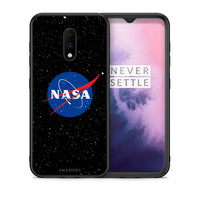 Thumbnail for Θήκη OnePlus 7 NASA PopArt από τη Smartfits με σχέδιο στο πίσω μέρος και μαύρο περίβλημα | OnePlus 7 NASA PopArt case with colorful back and black bezels