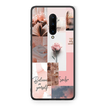 OnePlus 7 Pro Aesthetic Collage θήκη από τη Smartfits με σχέδιο στο πίσω μέρος και μαύρο περίβλημα | Smartphone case with colorful back and black bezels by Smartfits