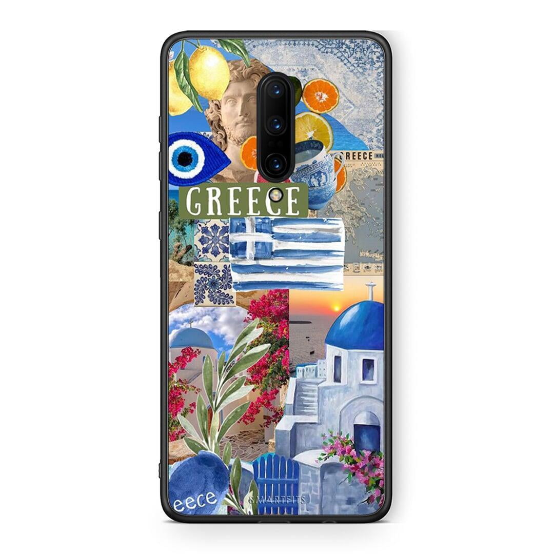 OnePlus 7 Pro All Greek Θήκη από τη Smartfits με σχέδιο στο πίσω μέρος και μαύρο περίβλημα | Smartphone case with colorful back and black bezels by Smartfits