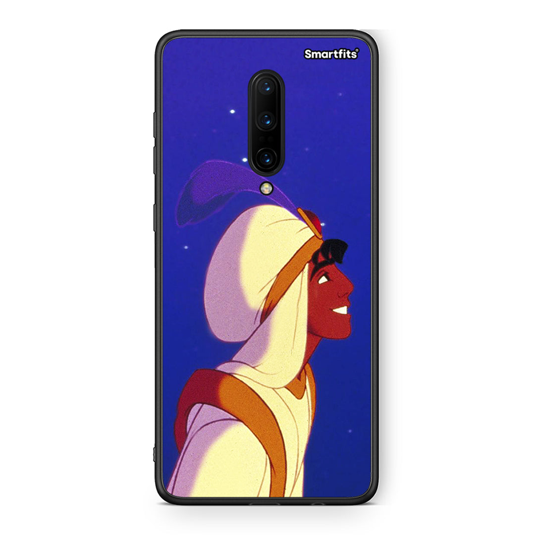 OnePlus 7 Pro Alladin And Jasmine Love 1 θήκη από τη Smartfits με σχέδιο στο πίσω μέρος και μαύρο περίβλημα | Smartphone case with colorful back and black bezels by Smartfits