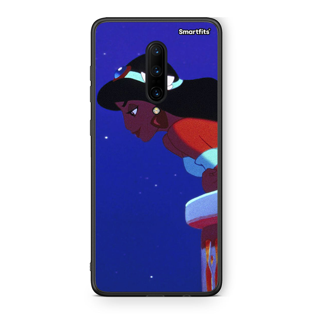 OnePlus 7 Pro Alladin And Jasmine Love 2 θήκη από τη Smartfits με σχέδιο στο πίσω μέρος και μαύρο περίβλημα | Smartphone case with colorful back and black bezels by Smartfits