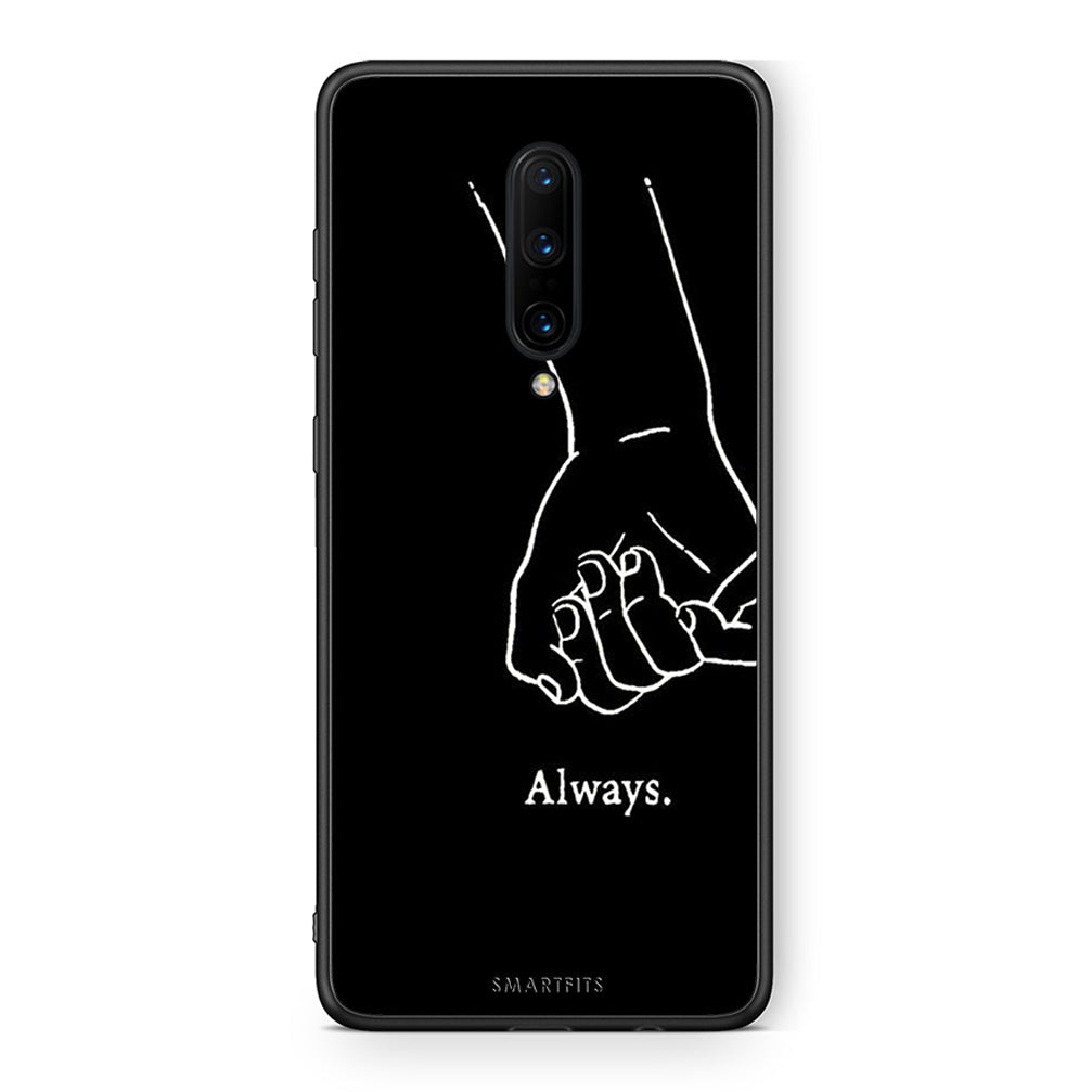 OnePlus 7 Pro Always & Forever 1 Θήκη Αγίου Βαλεντίνου από τη Smartfits με σχέδιο στο πίσω μέρος και μαύρο περίβλημα | Smartphone case with colorful back and black bezels by Smartfits