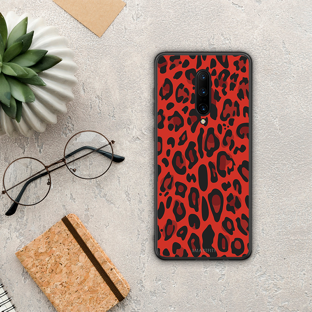 Animal Red Leopard - OnePlus 7 Pro θήκη