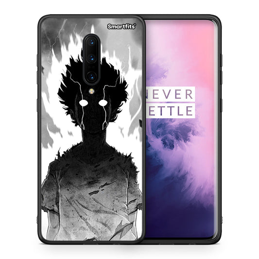 Θήκη OnePlus 7 Pro Anime Boy από τη Smartfits με σχέδιο στο πίσω μέρος και μαύρο περίβλημα | OnePlus 7 Pro Anime Boy case with colorful back and black bezels
