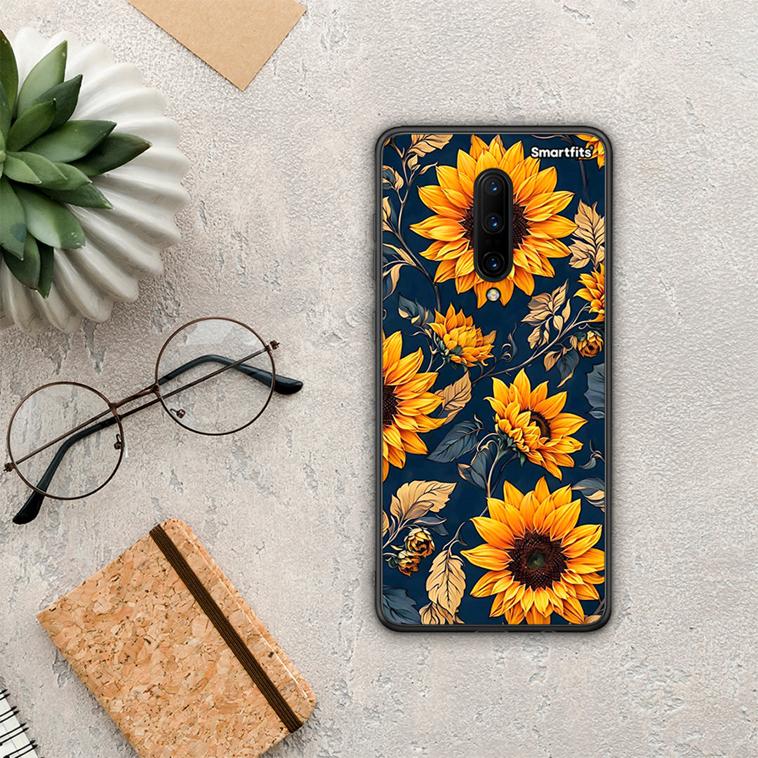 Autumn Sunflowers - OnePlus 7 Pro θήκη