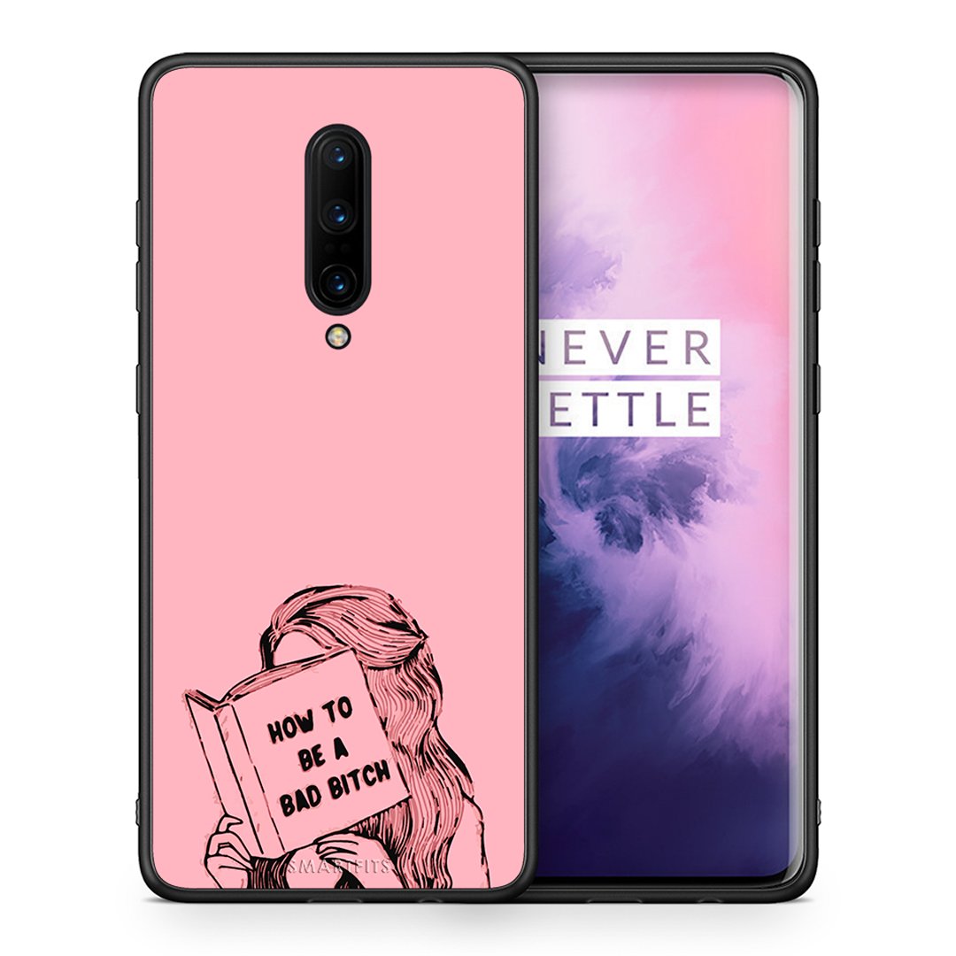 Θήκη OnePlus 7 Pro Bad Bitch από τη Smartfits με σχέδιο στο πίσω μέρος και μαύρο περίβλημα | OnePlus 7 Pro Bad Bitch case with colorful back and black bezels