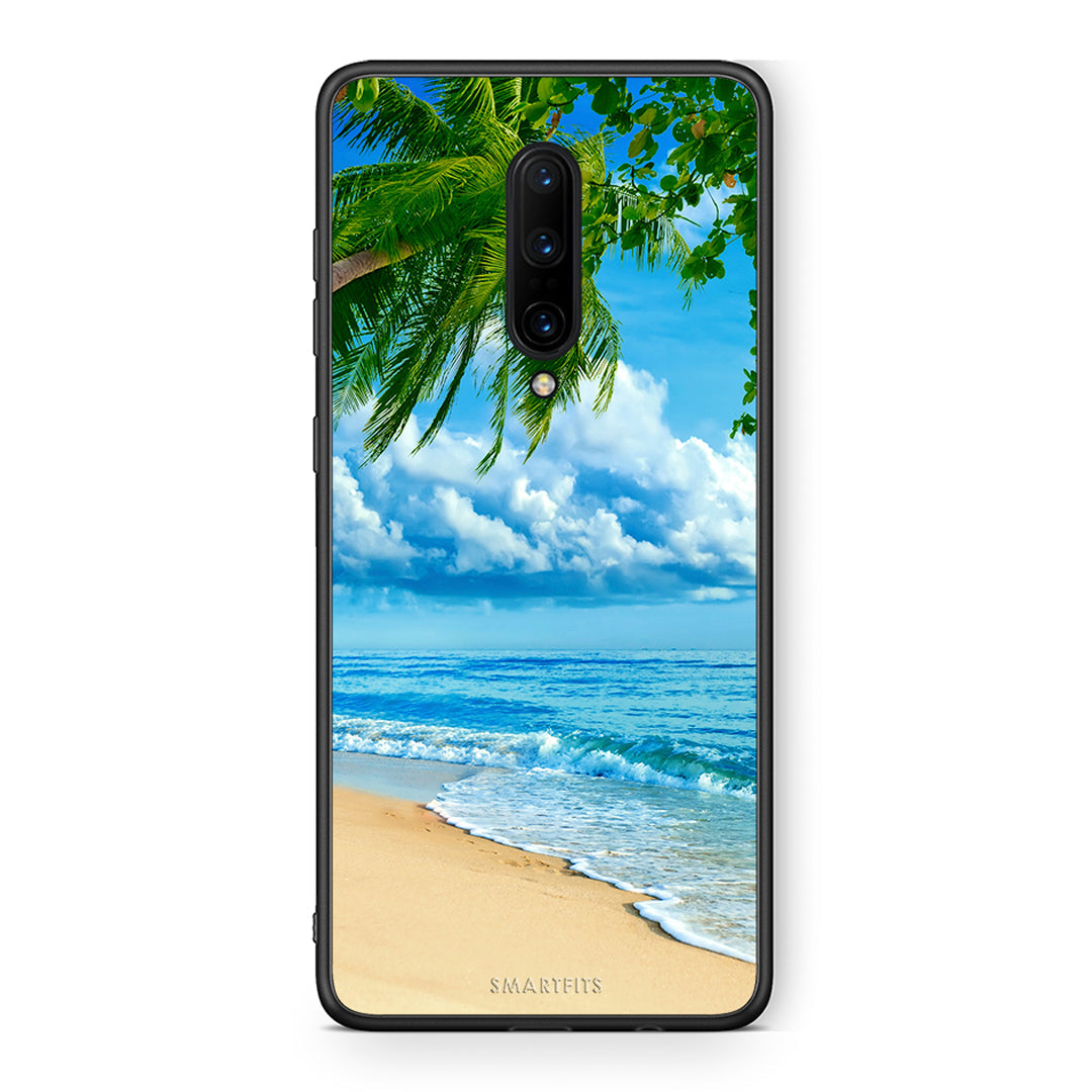 OnePlus 7 Pro Beautiful Beach θήκη από τη Smartfits με σχέδιο στο πίσω μέρος και μαύρο περίβλημα | Smartphone case with colorful back and black bezels by Smartfits