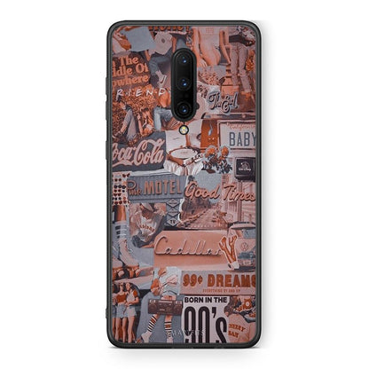 OnePlus 7 Pro Born In 90s θήκη από τη Smartfits με σχέδιο στο πίσω μέρος και μαύρο περίβλημα | Smartphone case with colorful back and black bezels by Smartfits