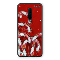 Thumbnail for OnePlus 7 Pro Candy Cane θήκη από τη Smartfits με σχέδιο στο πίσω μέρος και μαύρο περίβλημα | Smartphone case with colorful back and black bezels by Smartfits