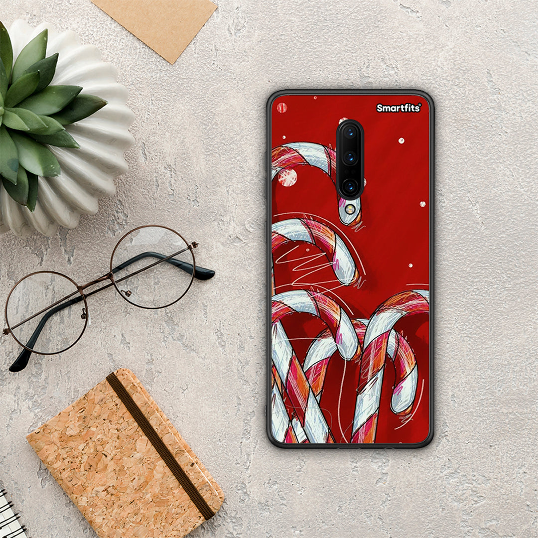 Candy Cane - OnePlus 7 Pro θήκη