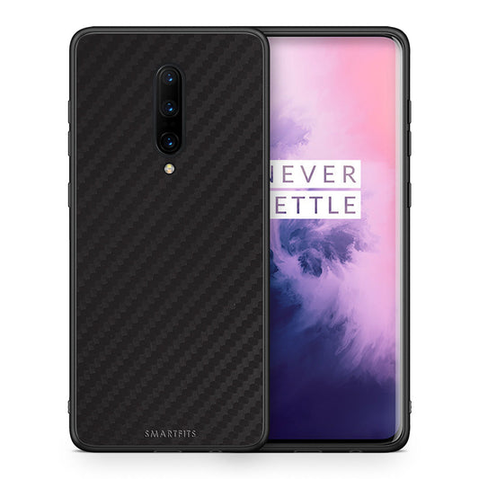 Θήκη OnePlus 7 Pro Carbon Black από τη Smartfits με σχέδιο στο πίσω μέρος και μαύρο περίβλημα | OnePlus 7 Pro Carbon Black case with colorful back and black bezels