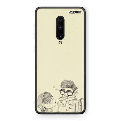 OnePlus 7 Pro Carl And Ellie θήκη από τη Smartfits με σχέδιο στο πίσω μέρος και μαύρο περίβλημα | Smartphone case with colorful back and black bezels by Smartfits