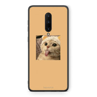 Thumbnail for OnePlus 7 Pro Cat Tongue θήκη από τη Smartfits με σχέδιο στο πίσω μέρος και μαύρο περίβλημα | Smartphone case with colorful back and black bezels by Smartfits