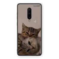 Thumbnail for OnePlus 7 Pro Cats In Love Θήκη από τη Smartfits με σχέδιο στο πίσω μέρος και μαύρο περίβλημα | Smartphone case with colorful back and black bezels by Smartfits
