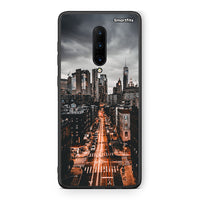 Thumbnail for OnePlus 7 Pro City Lights θήκη από τη Smartfits με σχέδιο στο πίσω μέρος και μαύρο περίβλημα | Smartphone case with colorful back and black bezels by Smartfits