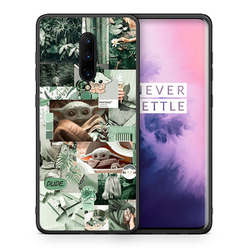 Θήκη Αγίου Βαλεντίνου OnePlus 7 Pro Collage Dude από τη Smartfits με σχέδιο στο πίσω μέρος και μαύρο περίβλημα | OnePlus 7 Pro Collage Dude case with colorful back and black bezels