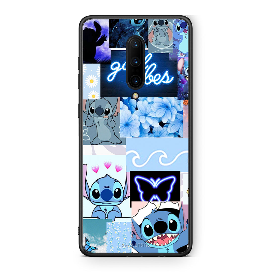 OnePlus 7 Pro Collage Good Vibes Θήκη Αγίου Βαλεντίνου από τη Smartfits με σχέδιο στο πίσω μέρος και μαύρο περίβλημα | Smartphone case with colorful back and black bezels by Smartfits