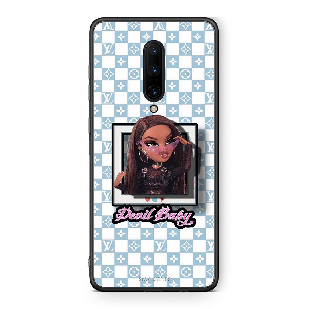 OnePlus 7 Pro Devil Baby Θήκη Αγίου Βαλεντίνου από τη Smartfits με σχέδιο στο πίσω μέρος και μαύρο περίβλημα | Smartphone case with colorful back and black bezels by Smartfits