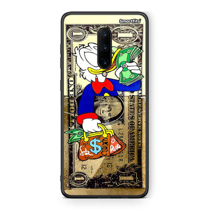 OnePlus 7 Pro Duck Money Θήκη από τη Smartfits με σχέδιο στο πίσω μέρος και μαύρο περίβλημα | Smartphone case with colorful back and black bezels by Smartfits