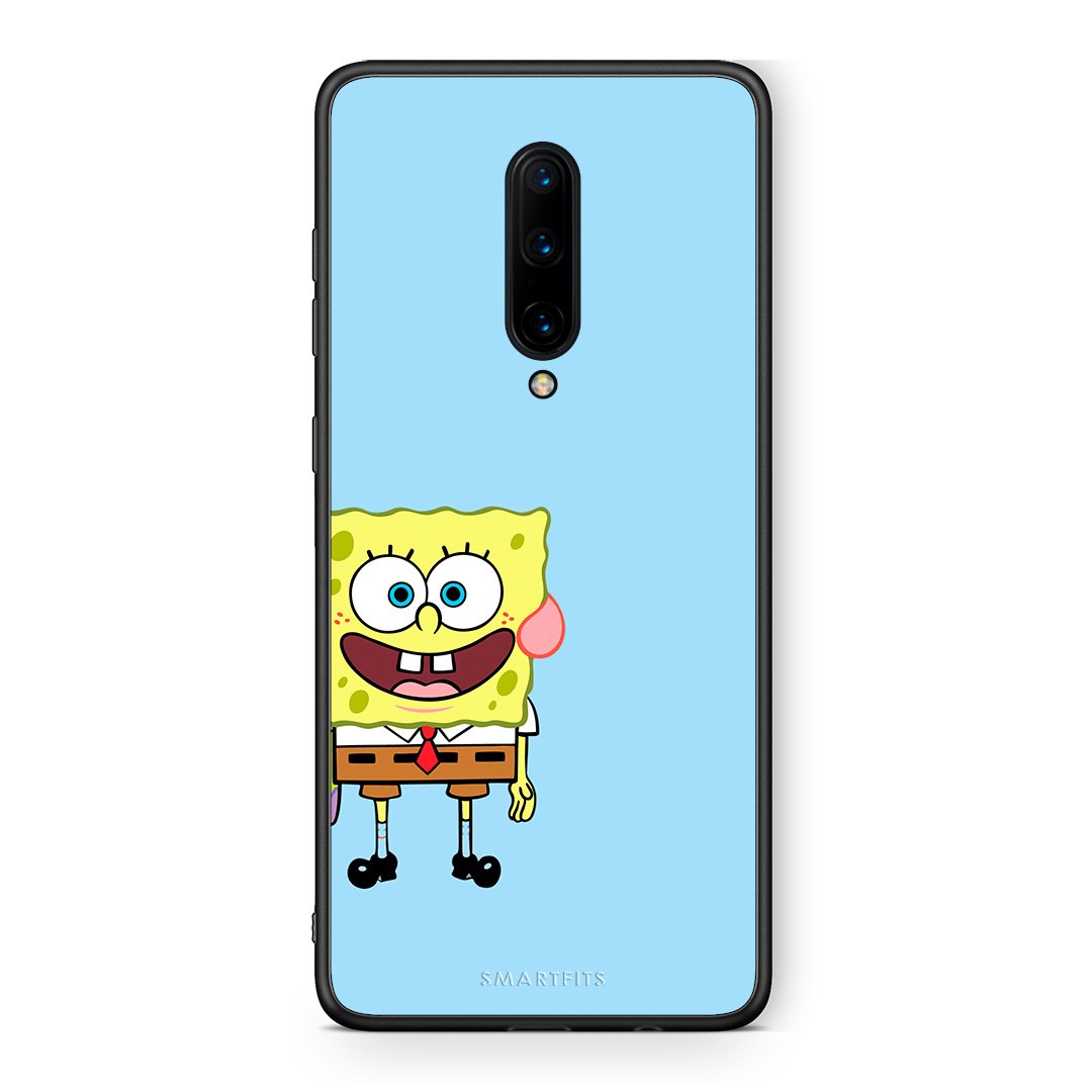 OnePlus 7 Pro Friends Bob θήκη από τη Smartfits με σχέδιο στο πίσω μέρος και μαύρο περίβλημα | Smartphone case with colorful back and black bezels by Smartfits