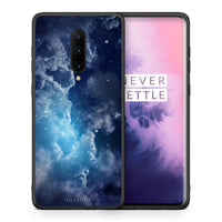 Thumbnail for Θήκη OnePlus 7 Pro Blue Sky Galaxy από τη Smartfits με σχέδιο στο πίσω μέρος και μαύρο περίβλημα | OnePlus 7 Pro Blue Sky Galaxy case with colorful back and black bezels