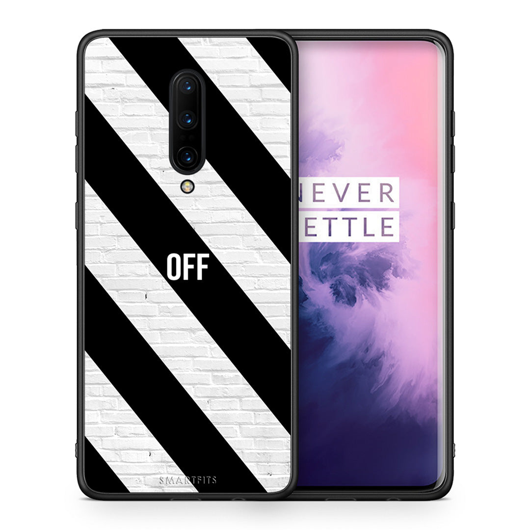 Θήκη OnePlus 7 Pro Get Off από τη Smartfits με σχέδιο στο πίσω μέρος και μαύρο περίβλημα | OnePlus 7 Pro Get Off case with colorful back and black bezels