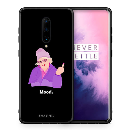 Θήκη OnePlus 7 Pro Grandma Mood Black από τη Smartfits με σχέδιο στο πίσω μέρος και μαύρο περίβλημα | OnePlus 7 Pro Grandma Mood Black case with colorful back and black bezels