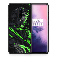 Thumbnail for Θήκη Αγίου Βαλεντίνου OnePlus 7 Pro Green Soldier από τη Smartfits με σχέδιο στο πίσω μέρος και μαύρο περίβλημα | OnePlus 7 Pro Green Soldier case with colorful back and black bezels