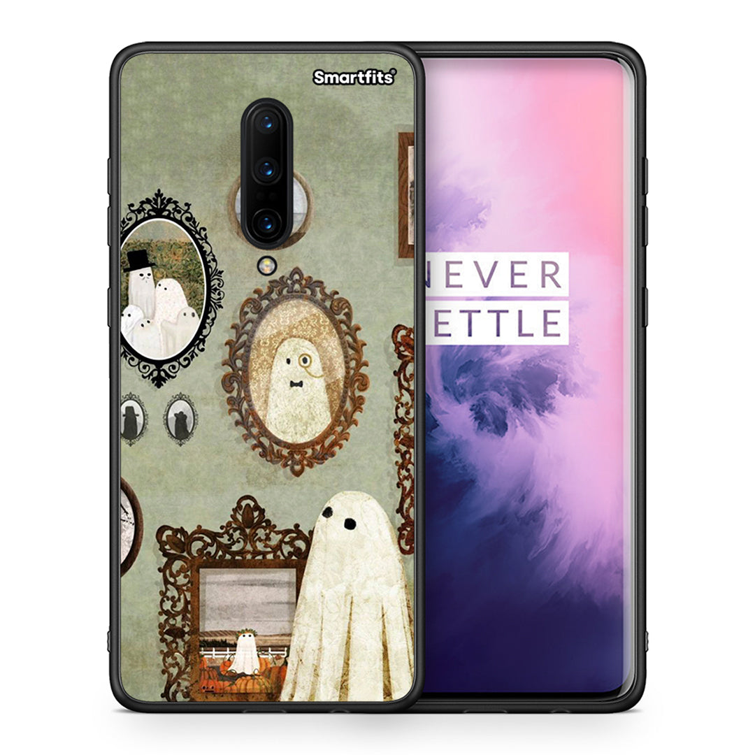 Θήκη OnePlus 7 Pro Halloween Ghost Season από τη Smartfits με σχέδιο στο πίσω μέρος και μαύρο περίβλημα | OnePlus 7 Pro Halloween Ghost Season case with colorful back and black bezels