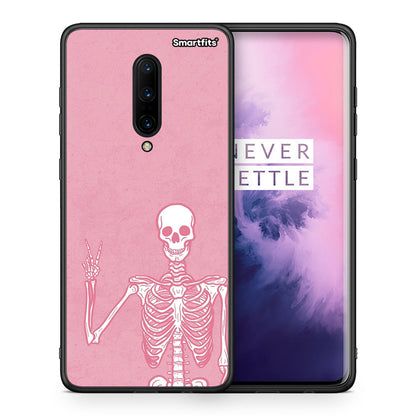 Θήκη OnePlus 7 Pro Halloween Motivation από τη Smartfits με σχέδιο στο πίσω μέρος και μαύρο περίβλημα | OnePlus 7 Pro Halloween Motivation case with colorful back and black bezels
