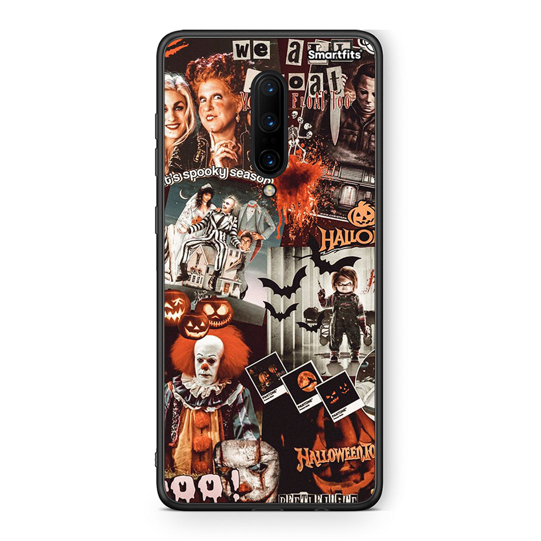 OnePlus 7 Pro Halloween Spooky Season Θήκη από τη Smartfits με σχέδιο στο πίσω μέρος και μαύρο περίβλημα | Smartphone case with colorful back and black bezels by Smartfits