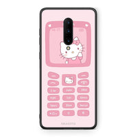 Thumbnail for OnePlus 7 Pro Hello Kitten Θήκη Αγίου Βαλεντίνου από τη Smartfits με σχέδιο στο πίσω μέρος και μαύρο περίβλημα | Smartphone case with colorful back and black bezels by Smartfits