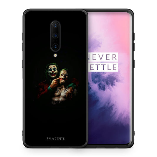 Θήκη OnePlus 7 Pro Clown Hero από τη Smartfits με σχέδιο στο πίσω μέρος και μαύρο περίβλημα | OnePlus 7 Pro Clown Hero case with colorful back and black bezels