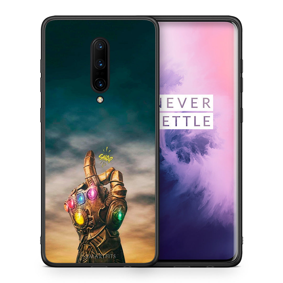 Θήκη OnePlus 7 Pro Infinity Snap από τη Smartfits με σχέδιο στο πίσω μέρος και μαύρο περίβλημα | OnePlus 7 Pro Infinity Snap case with colorful back and black bezels
