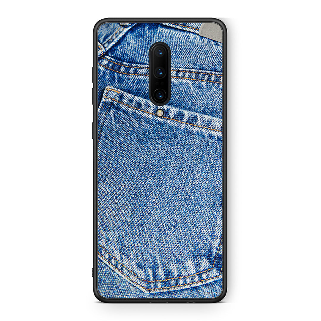 OnePlus 7 Pro Jeans Pocket θήκη από τη Smartfits με σχέδιο στο πίσω μέρος και μαύρο περίβλημα | Smartphone case with colorful back and black bezels by Smartfits